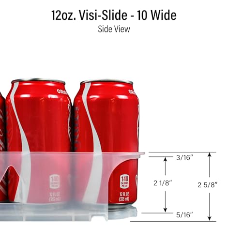 Visi Slide Gravity Fed Organizer for 12 (2 Count)