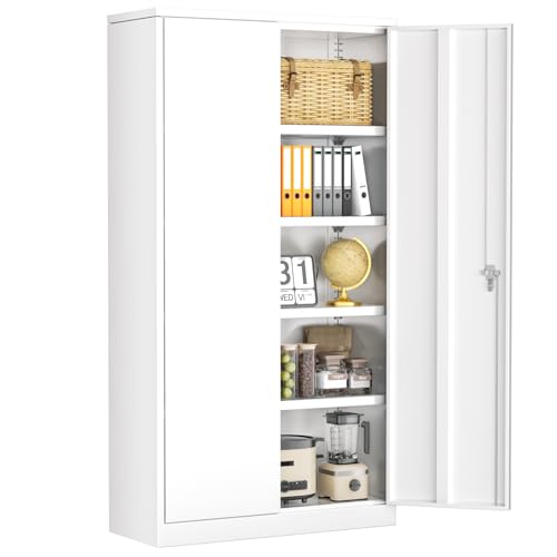 Storage Cabinet (White / 71")