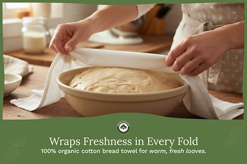 Bread Towels for Proofing Cover (Natural Cotton)