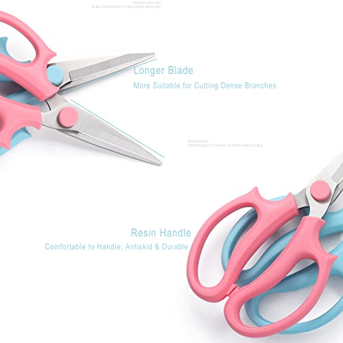 Flower Scissors (Blue Slender)