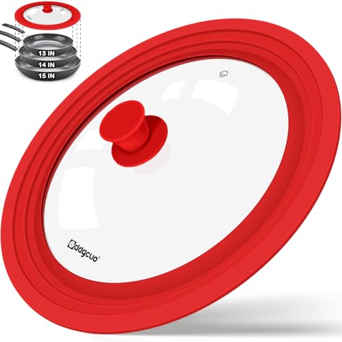 Universal Pan Lids (Red / 11''-12''-13'')
