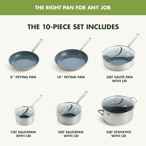 Treviso 10 Piece Cookware Set