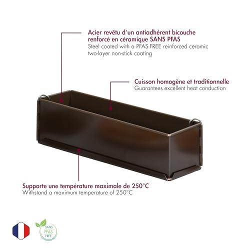 Long Hinged Pate en Croute Mold (19 5/8" x 3 1/8")