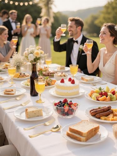 300PCS Gold Plastic Forks (Gold / 300)