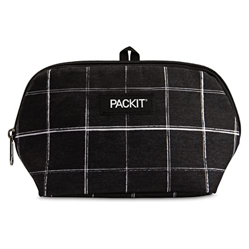 Freezable Snack Bag (Black Grid / Normal)