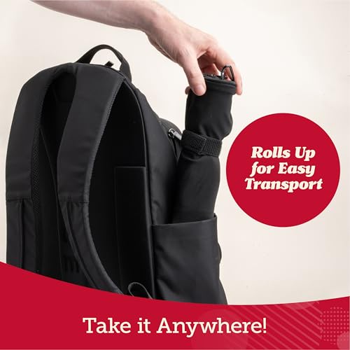 Airplane Tray Table Cover with Pocket Storage (Premium Black)