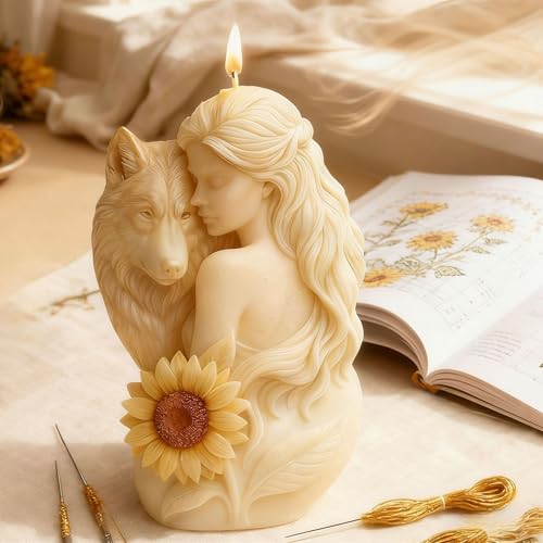 Wolf Angel Flower Mold (xre-GJ-208)