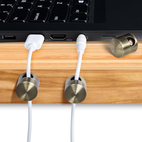 5Sets Charger Holders for Cords (5 Sets / Antique Copper)