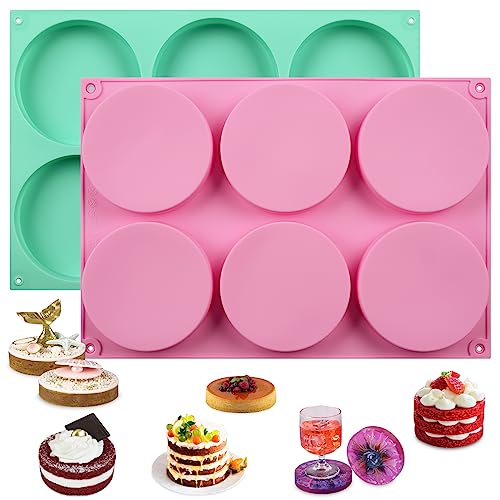 2 Pcs Silicone Muffin Top Pan for Baking (2 Count)