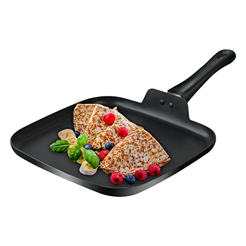 10 Inch Square Griddle Pan (Black / 10" Grill Square Pan)