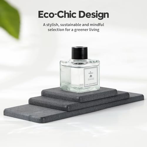 3PCS Water Absorbing Soap Dish Sponge Holder (3 Pack - Charcoal Gray / 9" x 3.5")