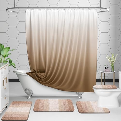 Luxury Toilet Rugs U (24" X 20" Contour Rug / Beige)