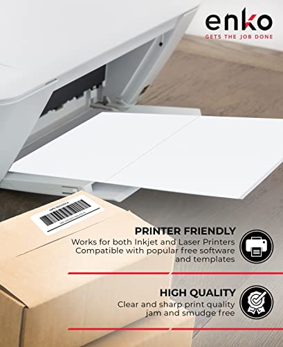 5-1/2 x 8-1/2 in 1000 Address, Mailing and Business Sticker Labels (1,000 Labels / 5-1/2 x 8-1/2")