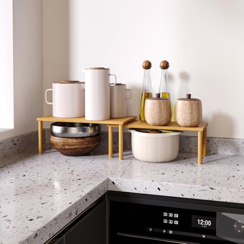 2 Pack Cabinet Organizer Shelf