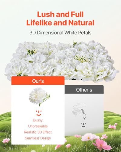 3D Flower Wall Panel (Flower / 15*15IN 24P)