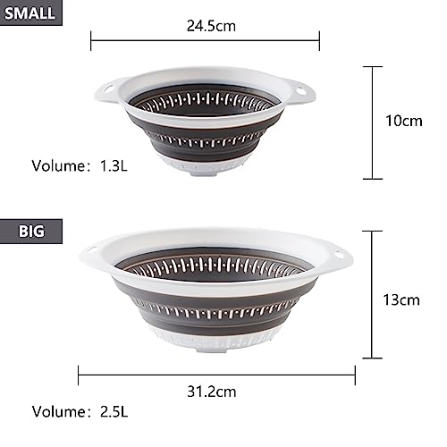 Collapsible Colander and Strainer