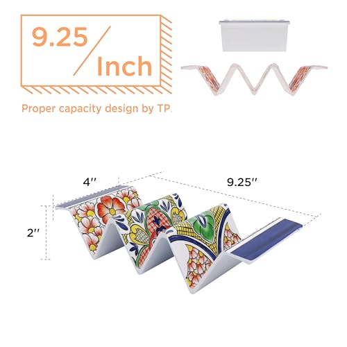 Melamine Taco Holder Stands (Set of 2 / Mars Blue)