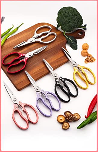 Heavy Duty Sharp Kitchen Scissors (Black)