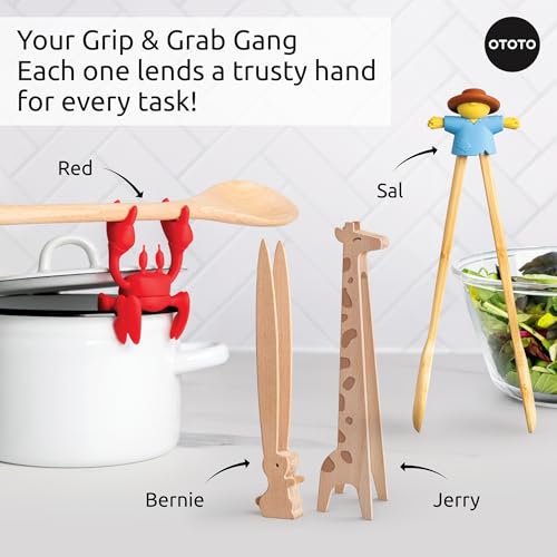 NEW OTOTO Sal Scarecrow Salad Tongs (Sal)