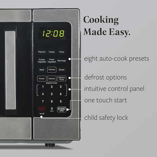 0.9 Cu. Ft. Countertop Microwave Oven (0.9 Cu. Ft. / Stainless Steel)