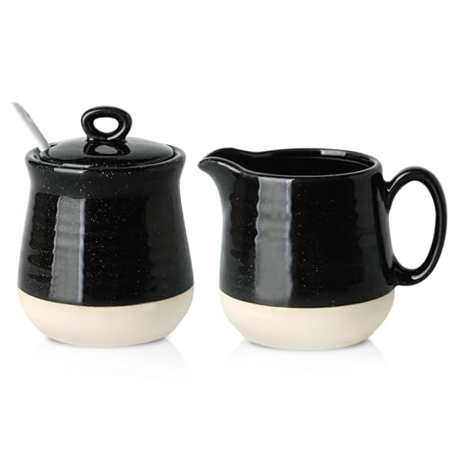 Porcelain Sugar and Creamer Set (10 Ounce)