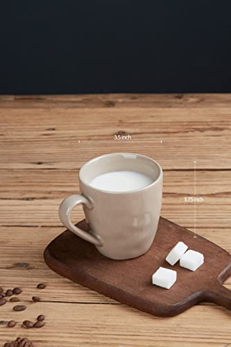 Mars Coffee Mug Set of 4 (4pcs / Mars-Cinnamon Brown)
