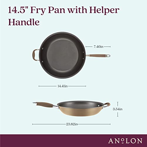 Advanced Home Hard (Bronze / Skillet w/ Helper Handle (14.5-Inch))