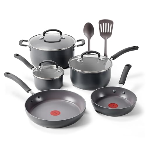 Ultimate Hard Anodized Nonstick Cookware Set (10 Piece)
