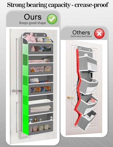 Over The Door Organizer (A Dark Gray / 1 Pack)