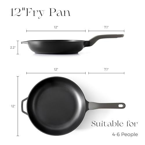 Nonstick Frying Pan (12 Inch / Black Sesame)