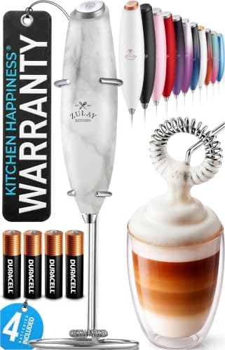 Powerful Milk Frother Wand With Duracell Batteries