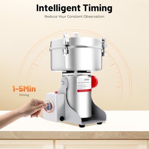 Electric Grain Mill Grinder (2500g)
