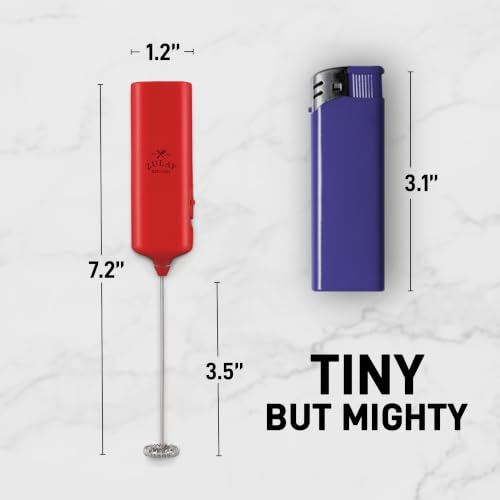 Mini & Mighty Milk Frother Wand (Blazing Red / Mini Frother)
