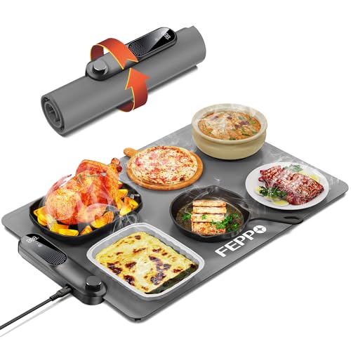 Food Warming Mat (Grey / XL Large: 24“x16")