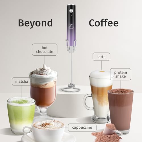 Rechargeable Milk Frother Handheld (Lux Galaxy / Rechargeable Z1 Motor Max)