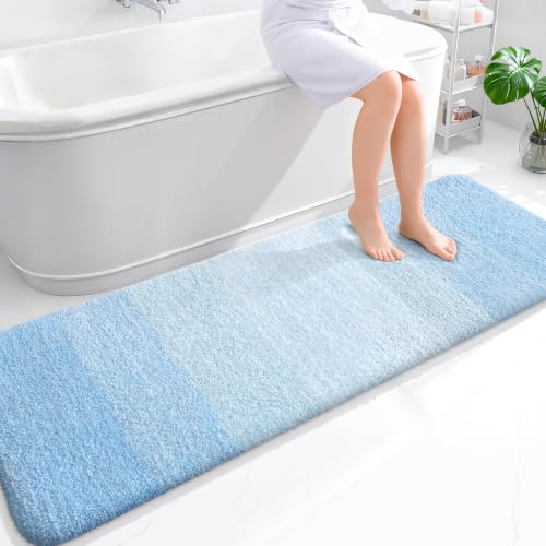 Bathroom Runner Rug 70x24 (70" X 24" / Sky Blue)