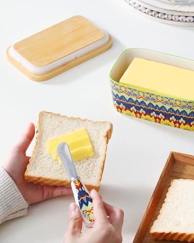KRVI Butter Dish with Lid (Gypsy Meadow)