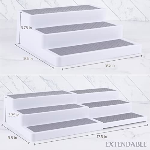 3 Tier Expandable Spice Rack Organizer for Cabinet