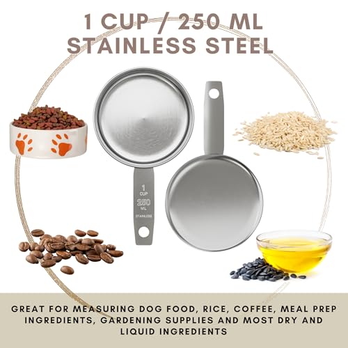 1 Cup Stainless Steel Measuring Cup (1 Cup)