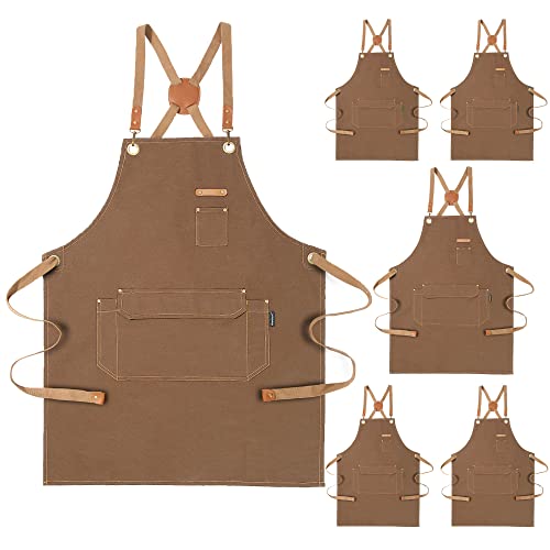 Chef Apron Men Women (6 Count)