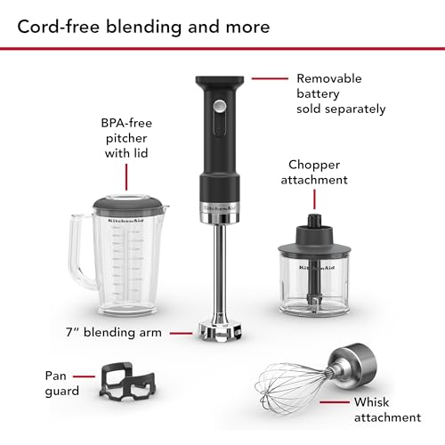 Go Cordless Hand Blender w (Matte Black)