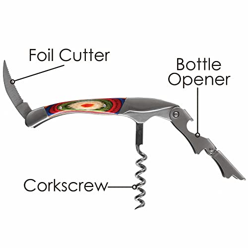 Baltique Marrakesh Collection Waiter's Friend Wine Key for Servers (Bottle Opener)