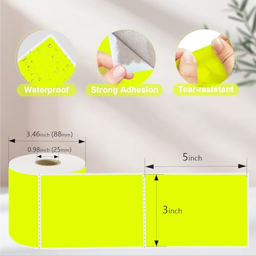 3 X 5 Inch Printable Rectangle Color Coding Labels