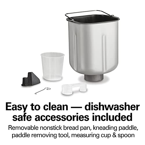 Digital Electric Bread Maker Machine Artisan and Gluten (Black and Stainless Steel, New for 2023)