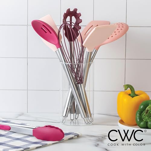 Silicone Cooking Utensils (Rose / 10 Pieces)