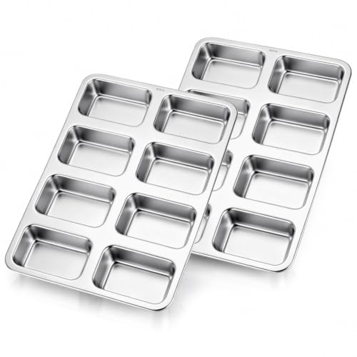 Mini Loaf Pans 8 (Silver)