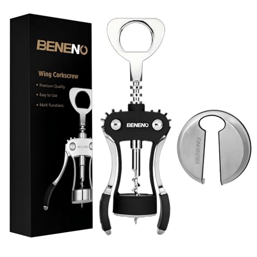 Wine Opener with Stainless Steel Wine Foil Cutter