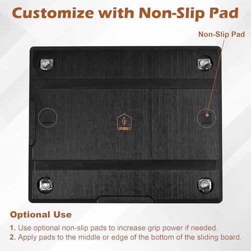 Appliance Slider for Kitchen Appliances 360° Rolling Sliding Tray for Coffee Maker Countertop (Medium (14.5" x 13") / Black)