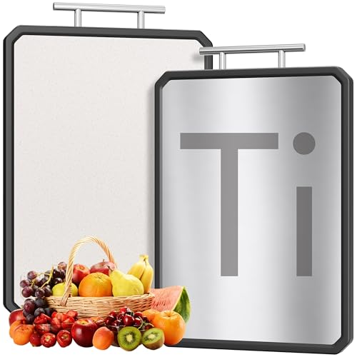 Titanium Cutting Boards for Kitchen (Titanium)