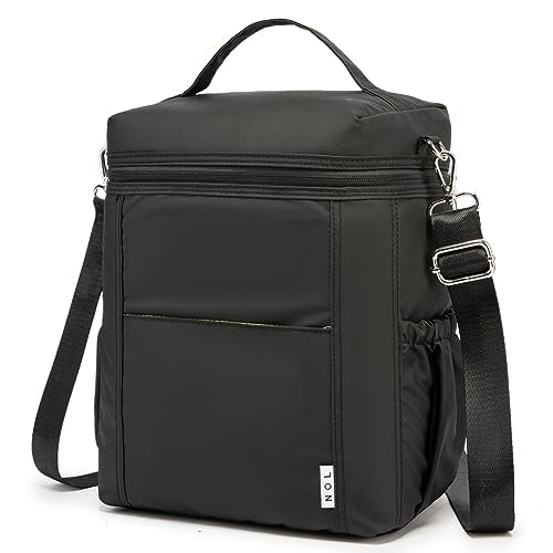 NOL Insulated Lunch Bags for Women Cooler Bag Lightweight Nylon Waterproof Lunch Box for Work